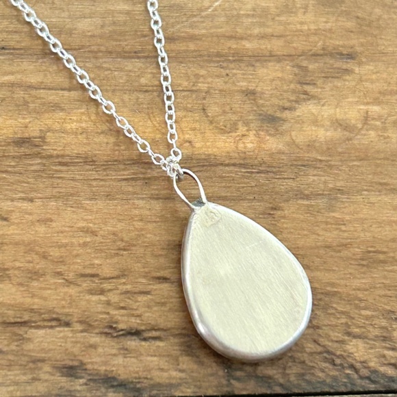 Handcrafted Botanical Sterling Silver Pendant And Necklace - Picture 3 of 4